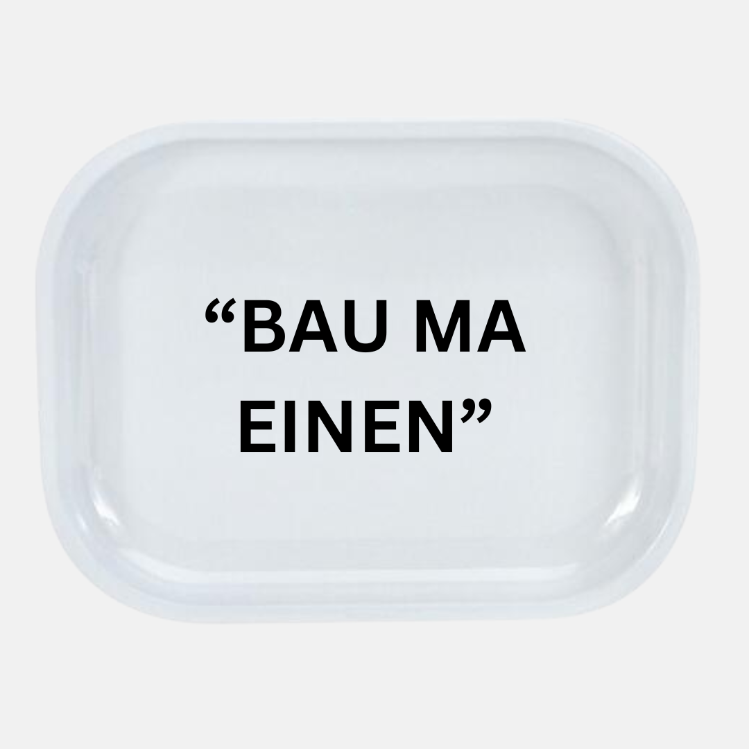 Tablett "Bau ma einen"